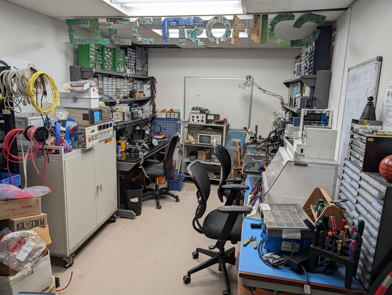 Overview of the Protospace electronics lab